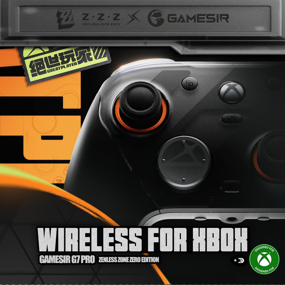 GameSir G7 Pro Wireless Xbox Controller, Zenless Zone Zero Edition, TMR Sticks & Charging Dock