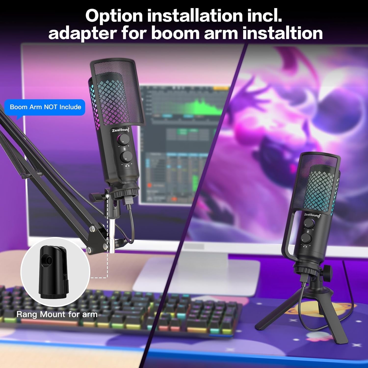 Podcast Microphone for Pc/Mac/Iphone/Phone.