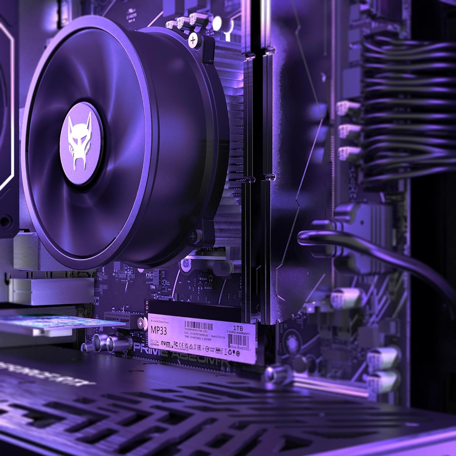 Q5 Pro Gaming PC, AMD Ryzen 5 4500, NVIDIA GeForce RTX 3050 6GB, 32GB RAM, 1TB NVMe SSD, WiFi 5, Windows 11 Pro