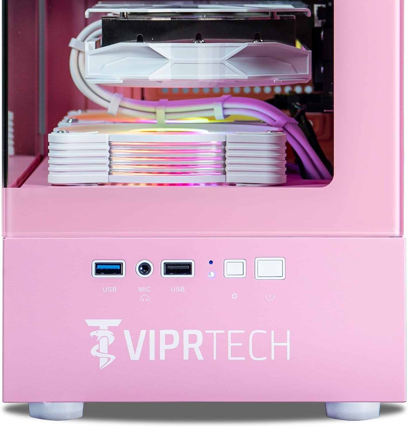 Stryker 4.0 Liquid-Cooled Gaming PC Desktop – Pink