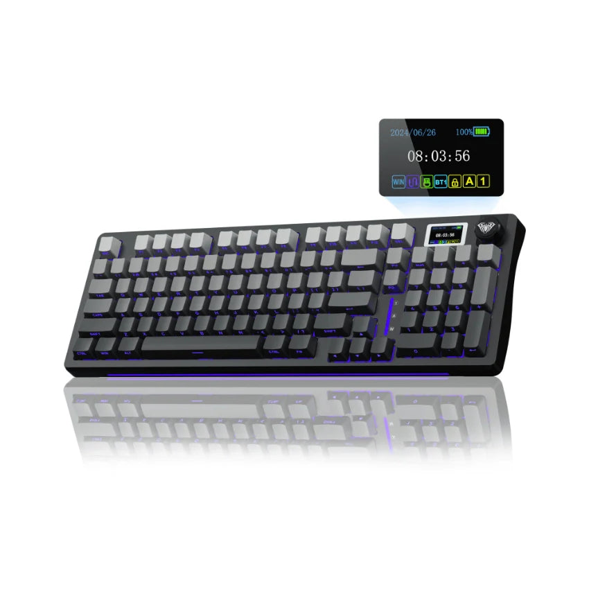 AULA S98 Pro Mechanical Keyboard with Knob& LCD Screen