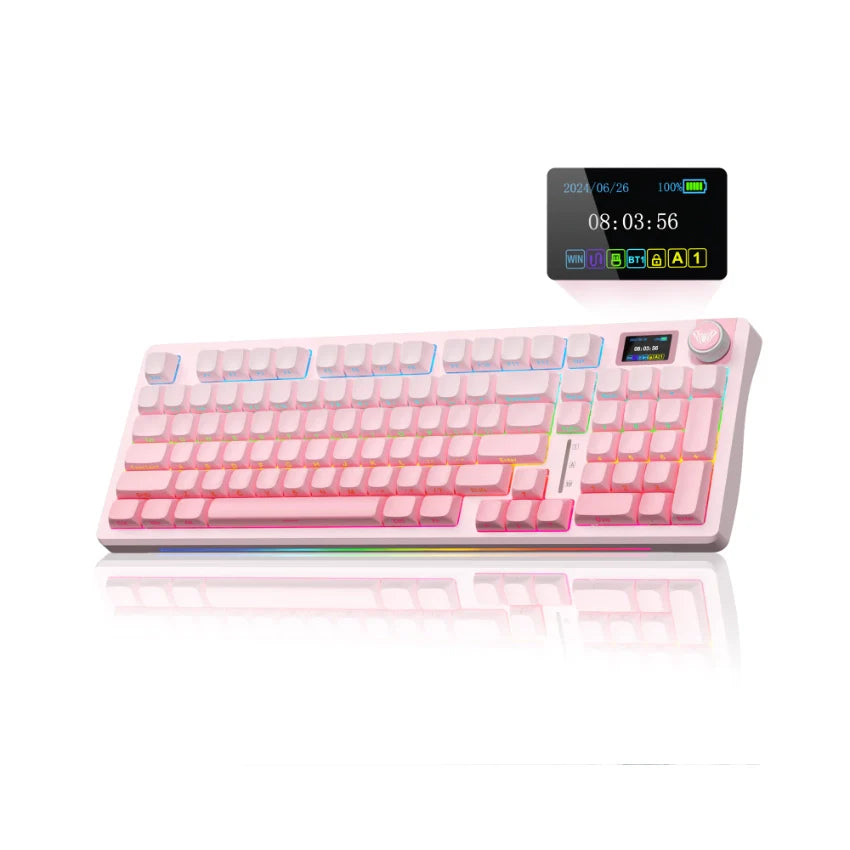 AULA S98 Pro Mechanical Keyboard with Knob& LCD Screen