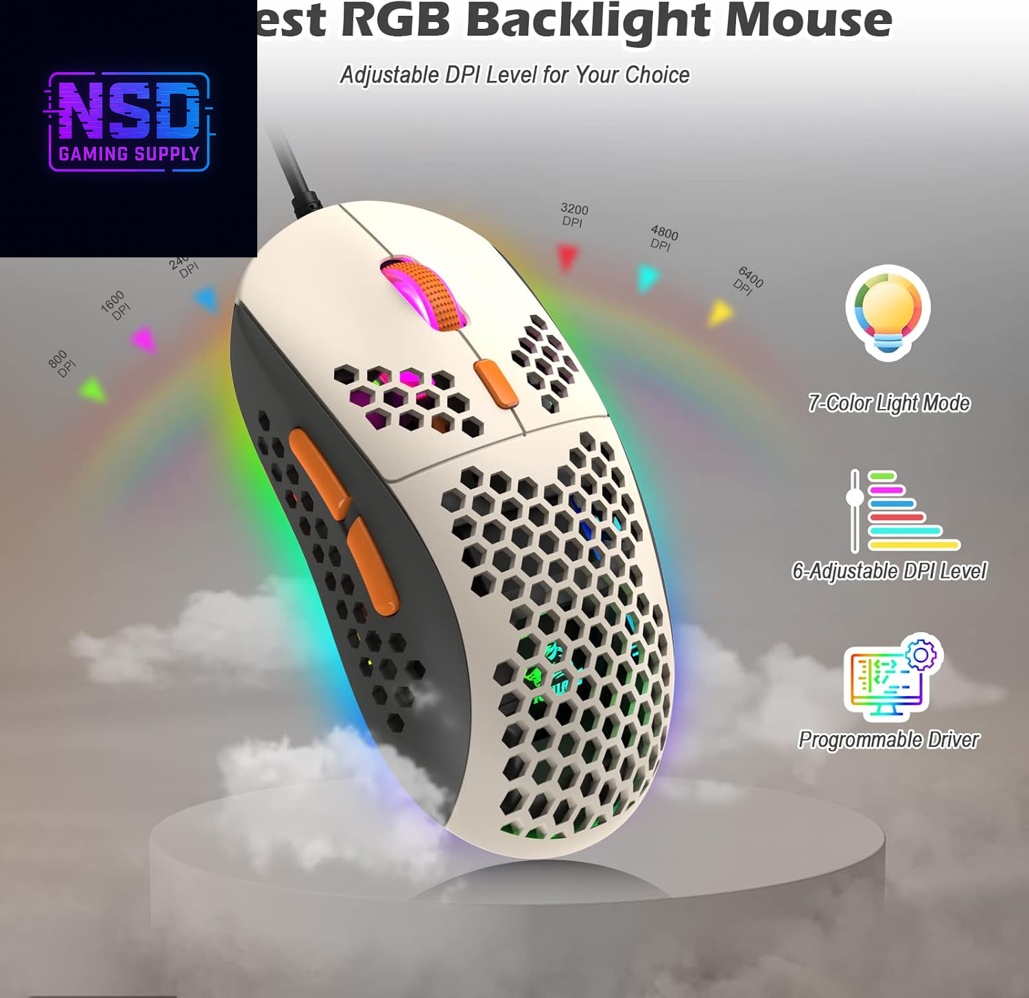 RK-T8PR0 Wired 65% Mechanical Gaming Keyboard and Mouse Combo with RGB Backlit Anti-Ghosting TKL Mini 68 Key Coiled C to a Cable Tactile Blue Switch for PS4 PS5 Xbox PC Mac Gamer(Dark Gray)