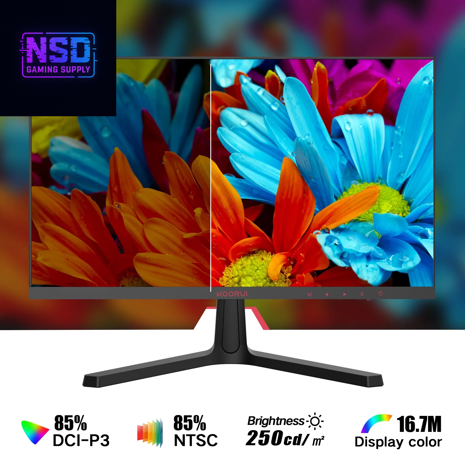 24-Inch FHD 165Hz Gaming Monitor – 1ms Response, Adaptive Sync, HDMI & DisplayPort (Model 24E4)