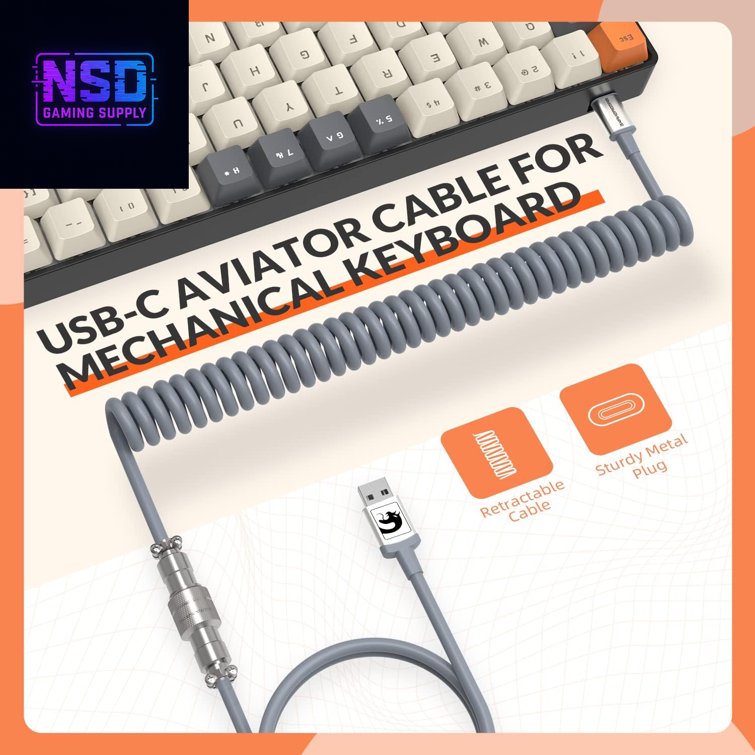 RK-T8PR0 Wired 65% Mechanical Gaming Keyboard and Mouse Combo with RGB Backlit Anti-Ghosting TKL Mini 68 Key Coiled C to a Cable Tactile Blue Switch for PS4 PS5 Xbox PC Mac Gamer(Dark Gray)