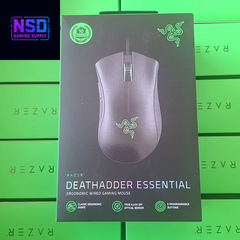 Deathadder Essential Wired Gaming Mouse – 6400 DPI, 5 Programmable Buttons, Ergonomic Design for PC and Laptop Gamers