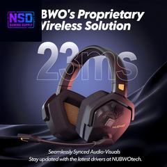 Wireless Gaming Headset with Mic for Ps5 Ps4 PC, Zero Interference, 100-Hour Battery All-Day Play, 23Ms Sync for Fortnite & Call of Duty/Fps Gamers, Triple Mode All Devices Compatible - Orange