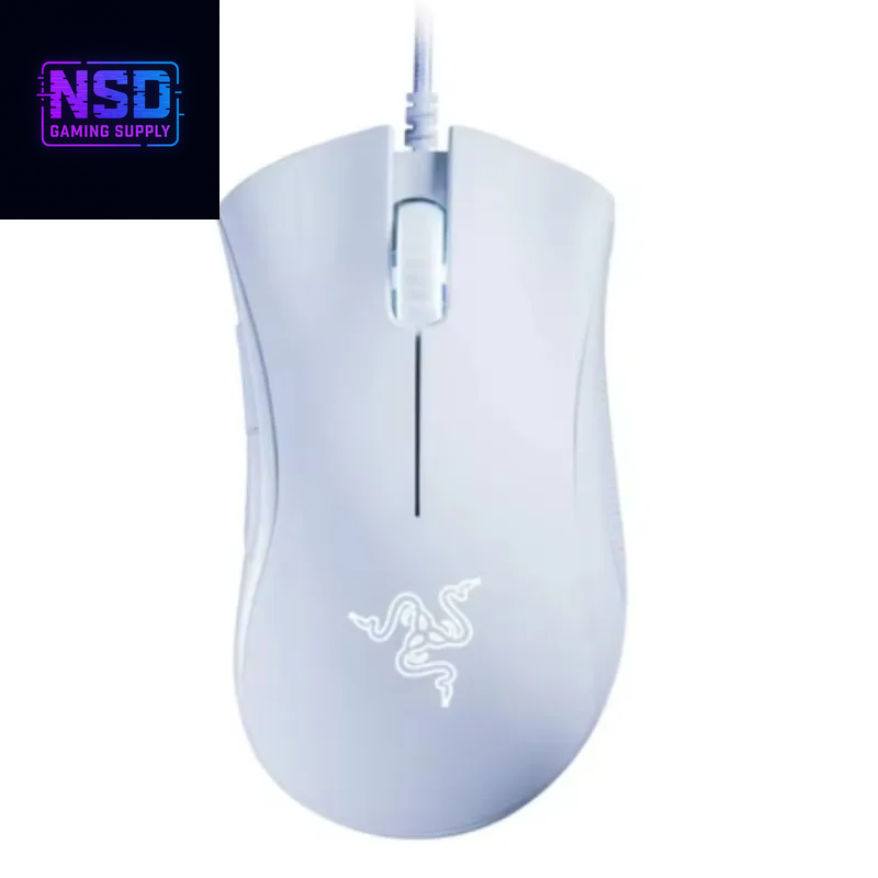 Deathadder Essential Wired Gaming Mouse – 6400 DPI, 5 Programmable Buttons, Ergonomic Design for PC and Laptop Gamers