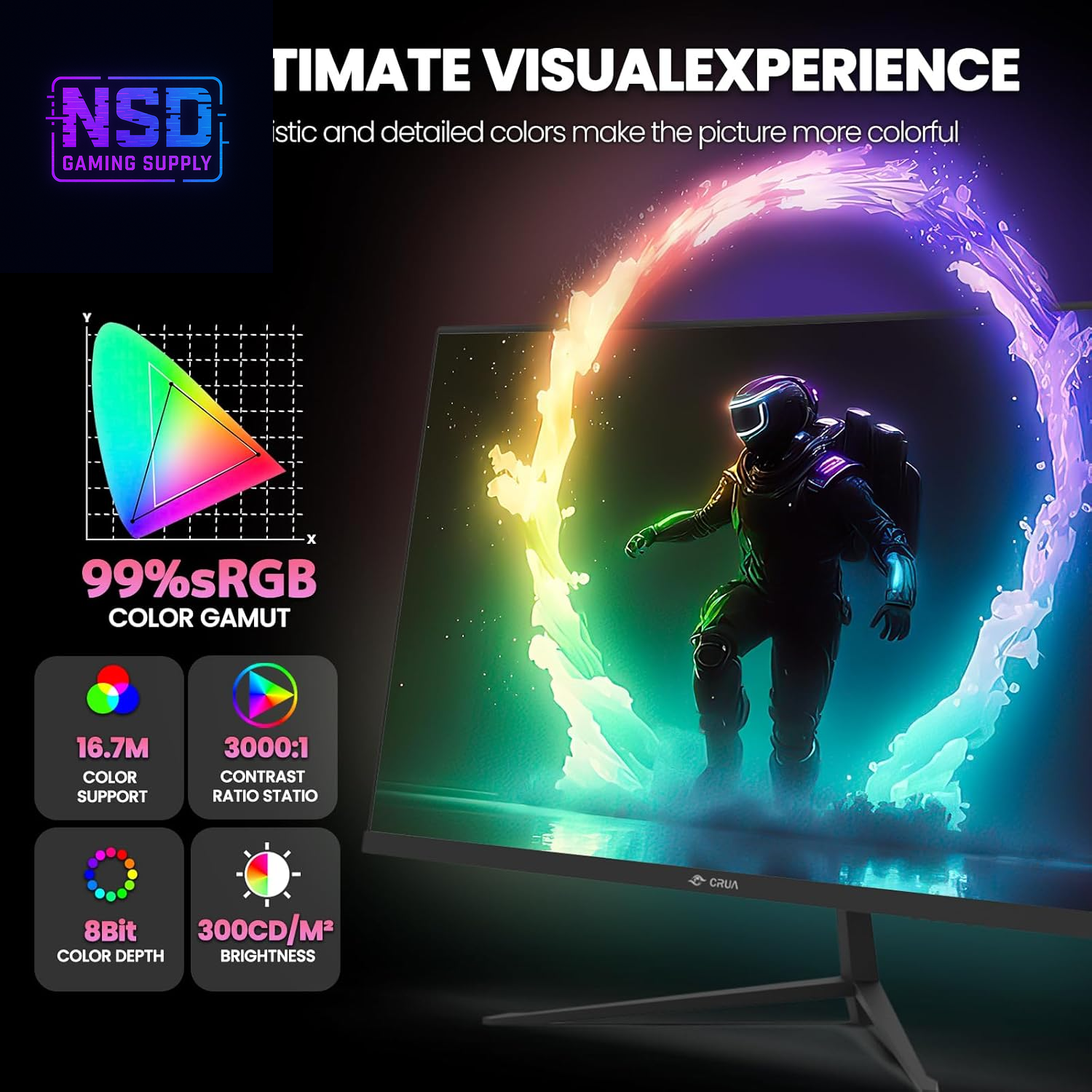 24 Inch 200Hz/180Hz Curved Gaming Monitor, FHD 1080P Frameless Computer Monitors, Support AMD Freesync Low Motion Blur, Eye Care, Displayport, HDMI, Compatible Wall Mountable Installs-Black