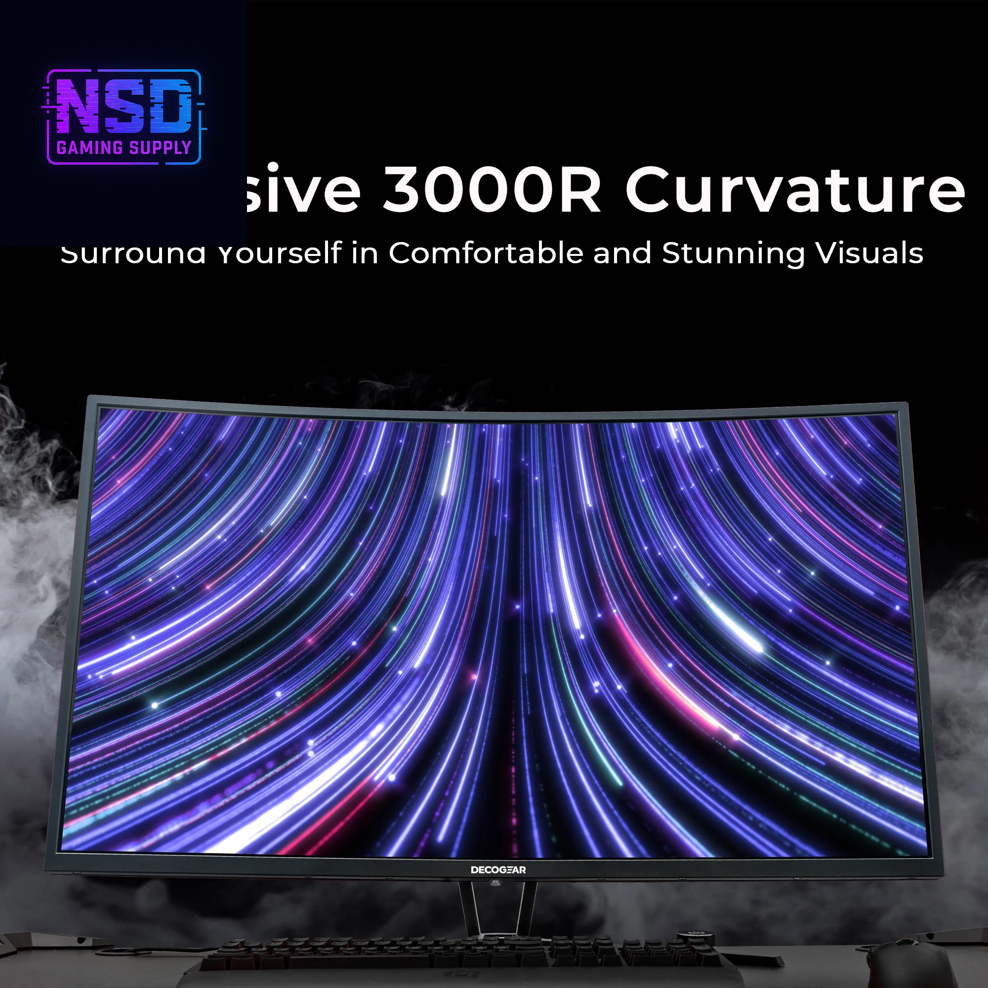 39" Curved Widescreen Gaming Monitor | 2560X1440 1Ms MPRT 165 Hz | 16:9 HDR400 4000:1