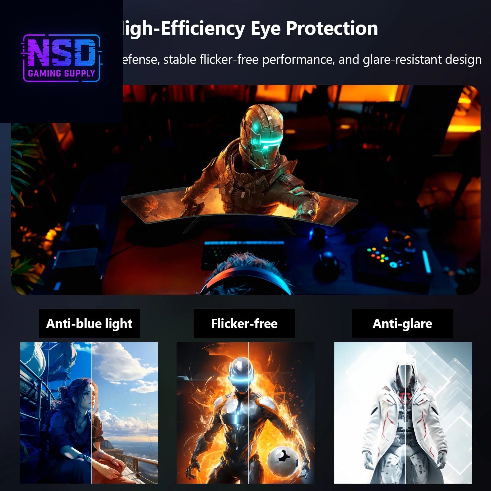 27 Inch 200Hz Curved Gaming Monitor, FHD 1080P VA Display, 1Ms MPRT, AMD Freesync, HDR Support, VESA Mount Compatible