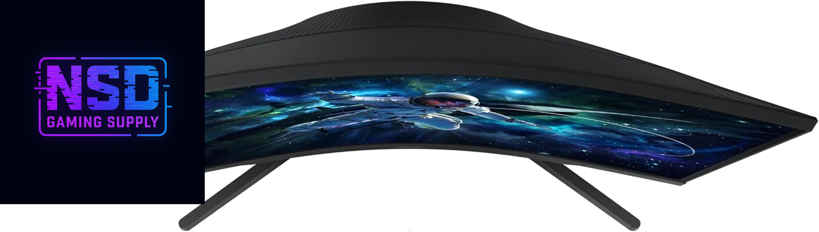 32" Odyssey G55C Series QHD 1000R Curved Gaming Monitor, 1Ms(Mprt), HDR10, 165Hz, AMD Radeon Freesync, Eye Care, Glare Free, Sharp Resolution LS32CG550ENXZA