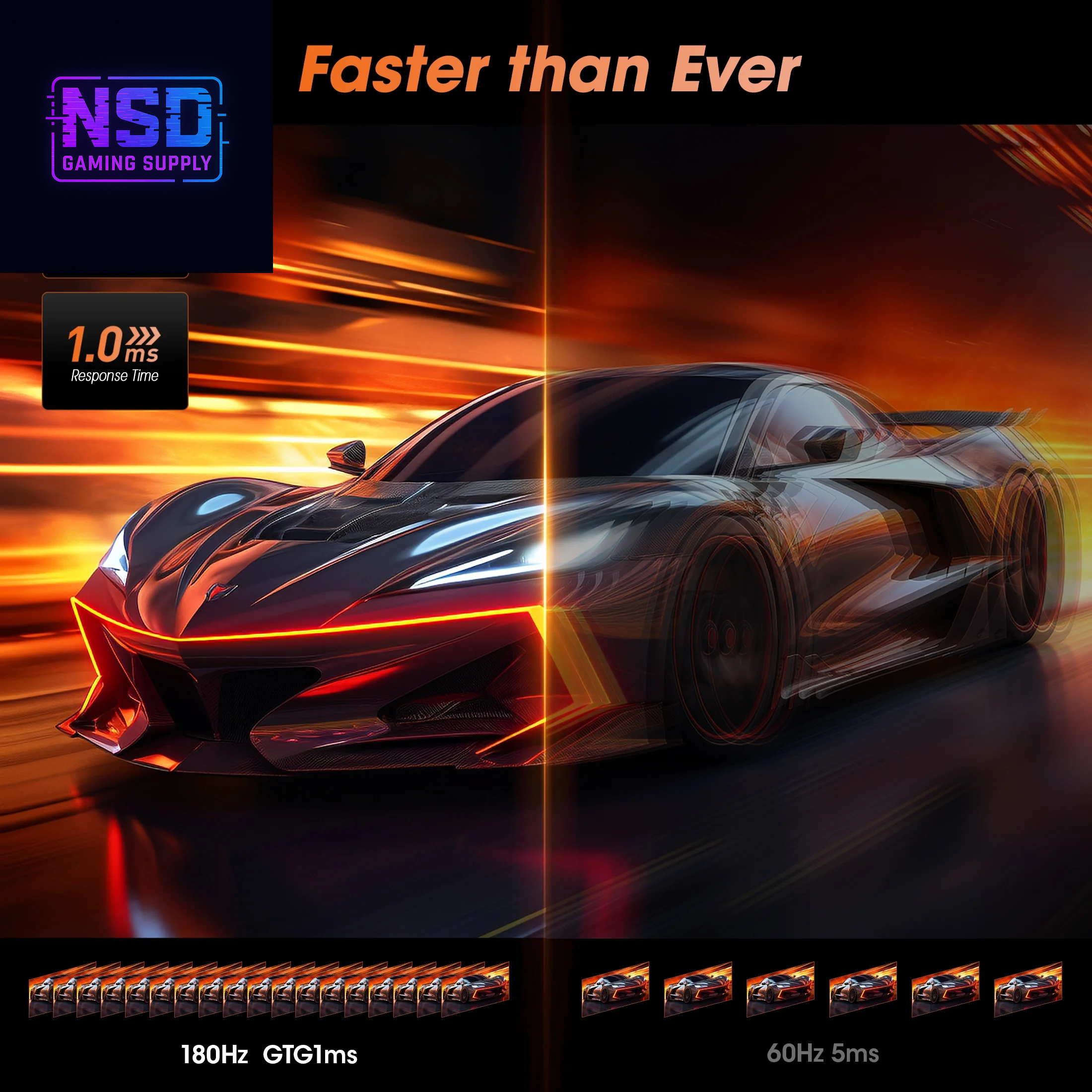 24" 2K 1440P Gaming Monitor, 180Hz QHD Computer Monitor, New Pc Monitor, G2421V