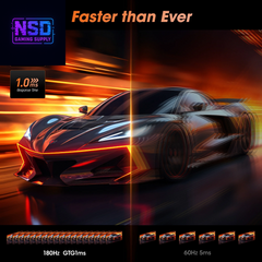 24" 2K 1440P Gaming Monitor, 180Hz QHD Computer Monitor, New Pc Monitor, G2421V