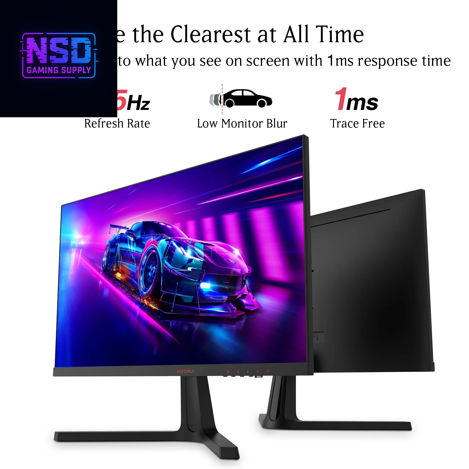 24-Inch FHD 165Hz Gaming Monitor – 1ms Response, Adaptive Sync, HDMI & DisplayPort (Model 24E4)