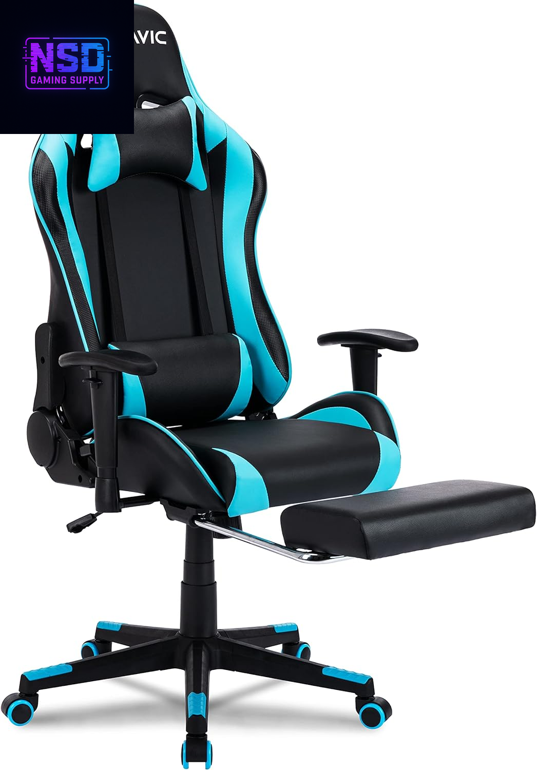 Gaming Chair，Gaming Chair with Footrest， High Back Ergonomic Gaming Chair Adjustable，Racing Style PU Leather Gamer Chair，Computer Gaming Chair with Headrest and Lumbar Support