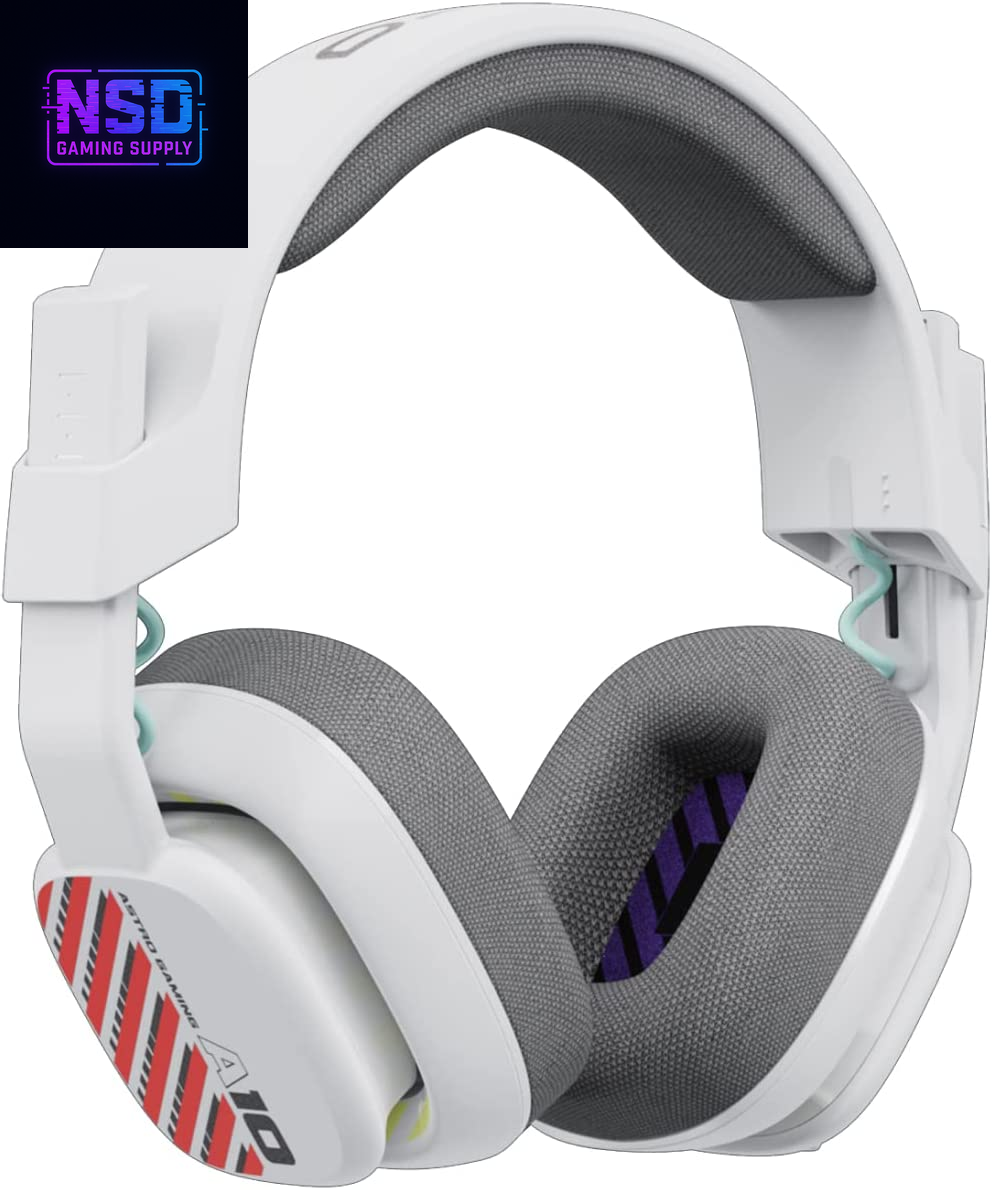Logitech G Astro A10 Gen 2 Cross-Platform Wired Gaming Headset for Playstation 5/4, Xbox S|X, Nintendo Switch, PC: 3.5Mm Headphone Jack, 32Mm Drivers, Flip-To-Mute Mic, Over-Ear - White/Xbox Edition