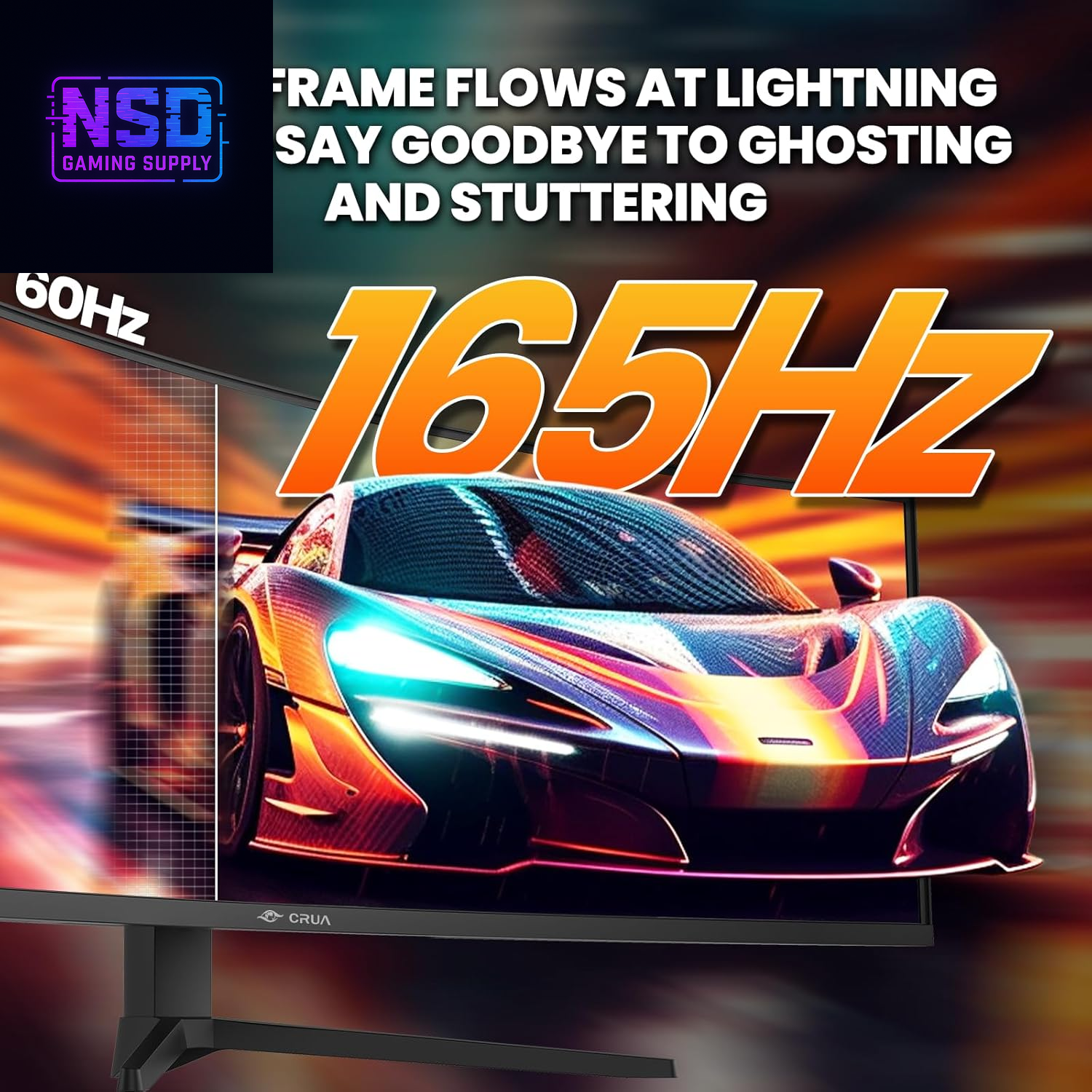 49" Curved Gaming Monitor | DQHD(5120 * 1440), 144Hz/165Hz, 1500R, 32:9, AMD Freesync, 120% Srgb, Height Adjustable Ultra-Wide Screen Monitors, HDMI 2.1 & DP 1.4, Wall Mount Install- Black