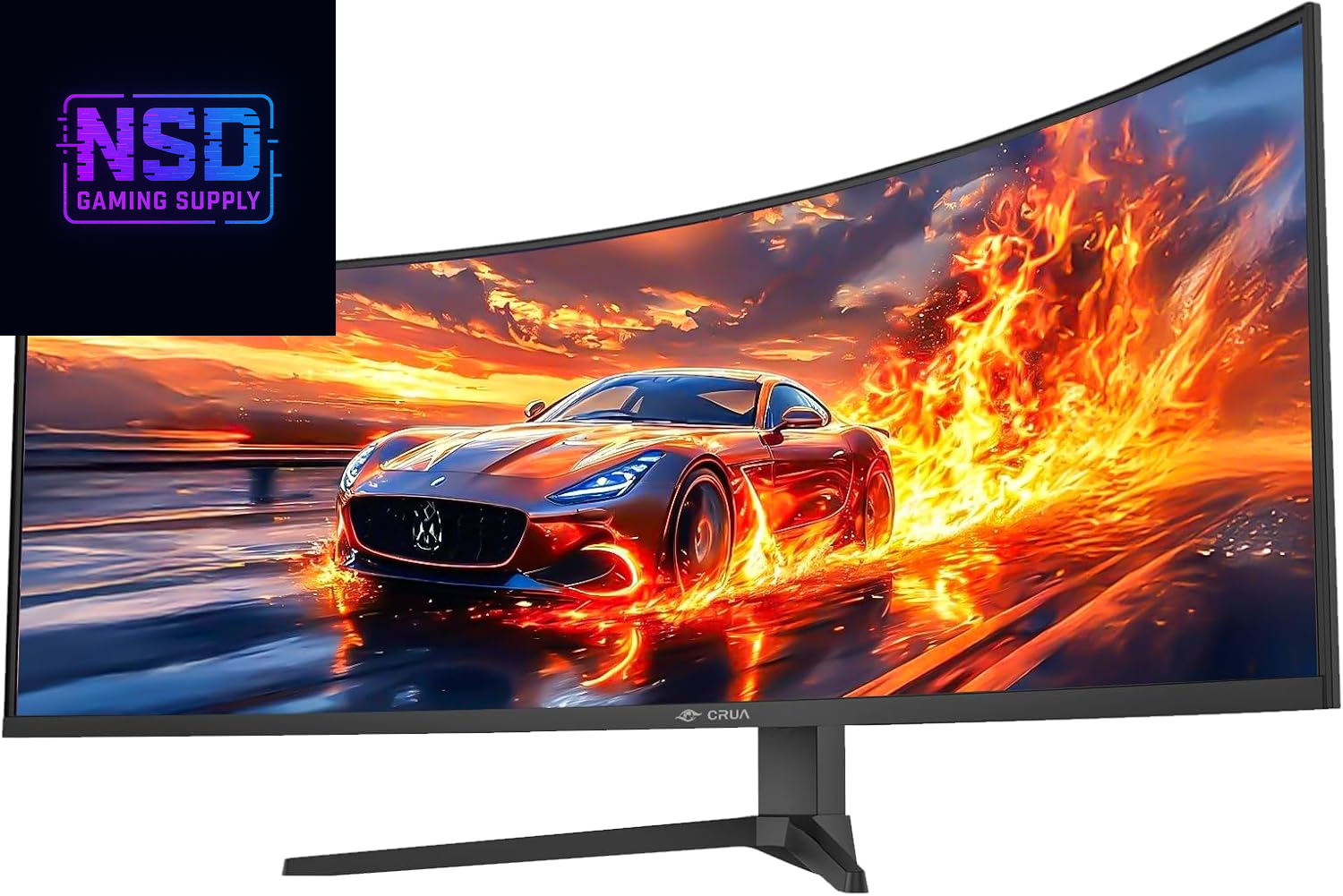 49" Curved Gaming Monitor | DQHD(5120 * 1440), 144Hz/165Hz, 1500R, 32:9, AMD Freesync, 120% Srgb, Height Adjustable Ultra-Wide Screen Monitors, HDMI 2.1 & DP 1.4, Wall Mount Install- Black