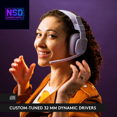 Logitech G Astro A10 Gen 2 Cross-Platform Wired Gaming Headset for Playstation 5/4, Xbox S|X, Nintendo Switch, PC: 3.5Mm Headphone Jack, 32Mm Drivers, Flip-To-Mute Mic, Over-Ear - Lilac